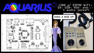 Aquarius+ (Plus) Modern-Make Retro System capability demonstration (Z80 CPU with cassette support)