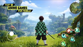 Top 10 anime games for mobile|malayalam(android & ios)