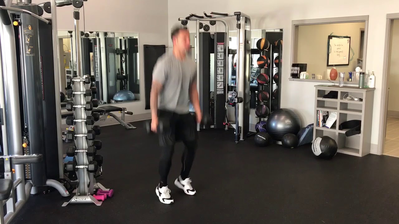 Exercise Demo: DB Vertical Jump - YouTube