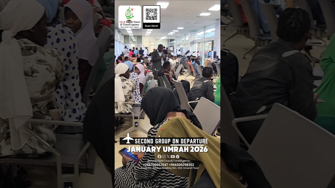 Second Group on the Way to Makkah | Entebbe Departure. 