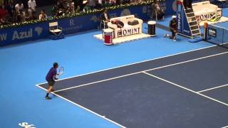 Roger Federer Vs Tsonga - 2 balls on the line (GTF)