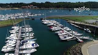 Lézardrieux, Bretagne, France 2019.07 aerial video