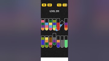 water sort puzzle - level 2111