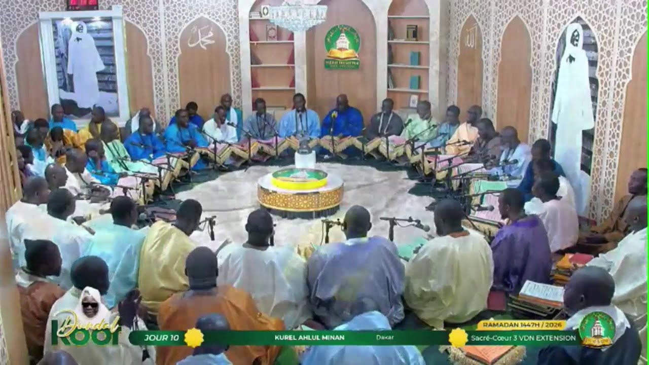 10 jour Kr 1 Ahloul Minane Prestation des Kourels Hisbout tarqiya darou Khoudoss ramadan 1447H -