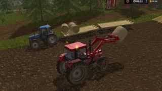 3 Odcinek nowej seri Od zera do Farmera !! ;) w fs17 ładowanie bel screenshot 5