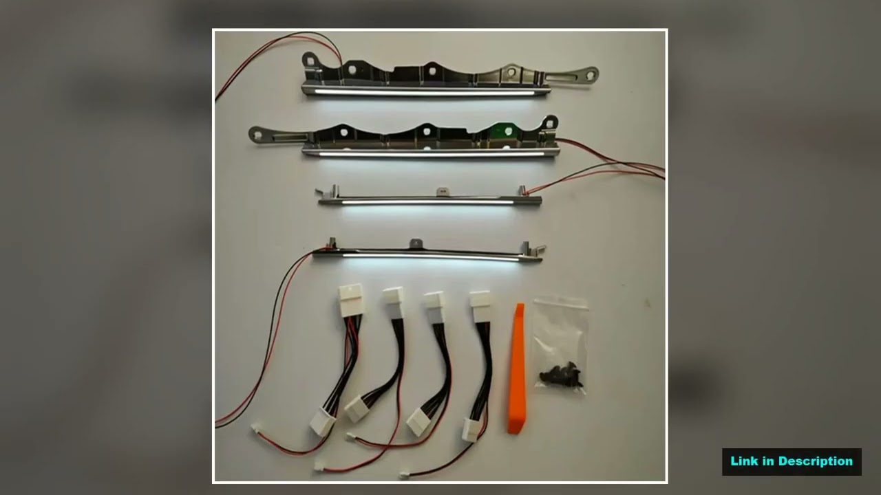 white light 4Pcs Atmosphere Lamp Car Interior Door Storage Box LED Ambient Light LED Lamp Light