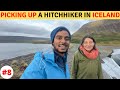 Picking Up hitchhiker in Iceland