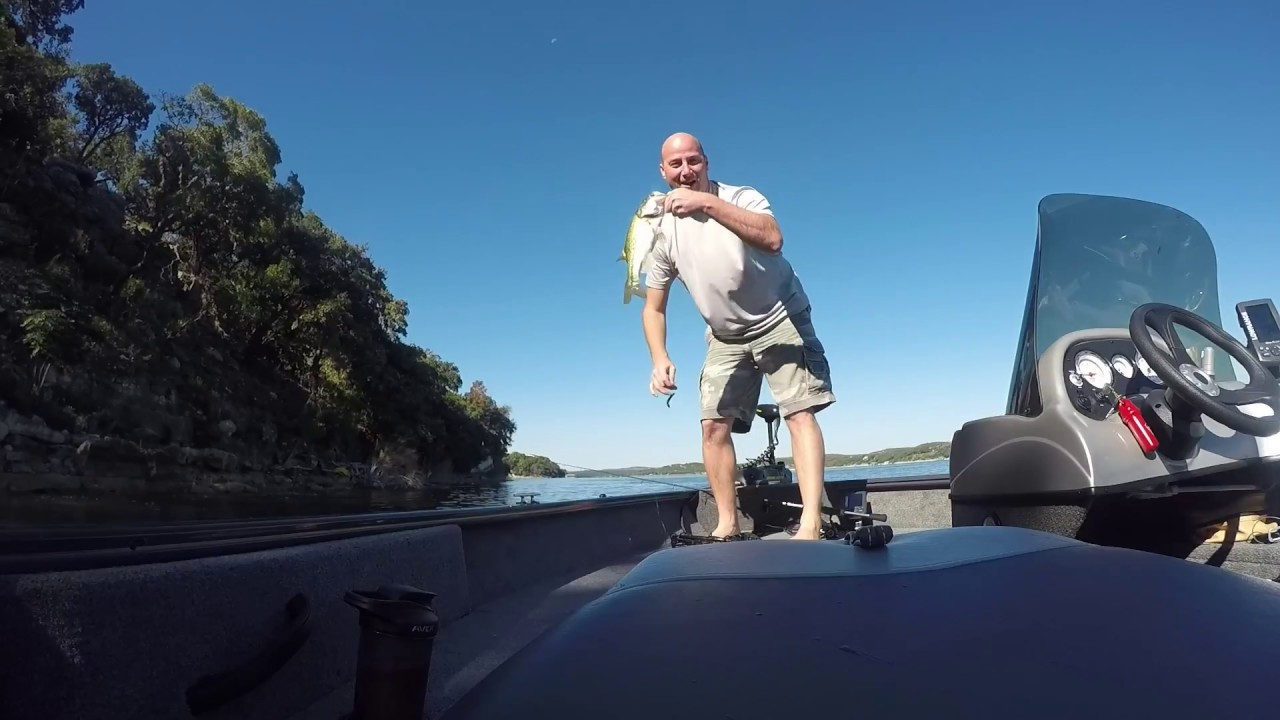 Bass Fishing at Medina Lake, Texas - 22 Oct 2016 - YouTube