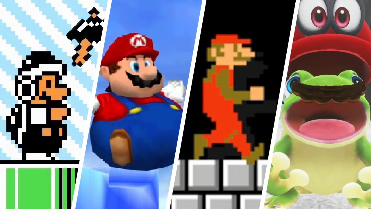 Evolution of Special Super Mario Power-Ups (1988-2021)