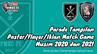 Poster-Flayer-Iklan Match Game untuk Musim 2020 dan 2021 | Aplikasi Canva | Desain by Ibaz Channel screenshot 5