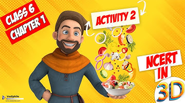 "NCERT Science Class 6: Chapter 1 - Part-3 | Component of Food Activity 2 in 3 D | Exploring Science