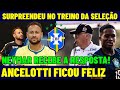 SURPREENDEU NO TREINO DA SELEÇÃO BRASILEIRA! A MELHOR NOTÍCIA SOBRE O NEYMAR JR! ANCELOTTI FELIZ!