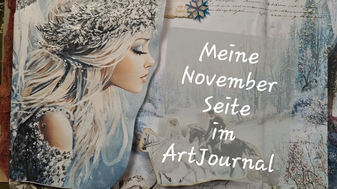 Meine November Seite im ArtJournal 