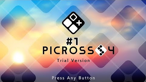 Picross S4 (Nintendo Switch) ~ Trial Version, First Look Playthrough #1