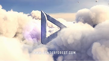 Cumulus Clouds Logo Intro