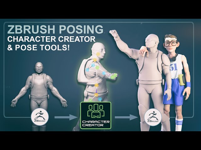 ZBrush Transpose Master Character Posing - YouTube | Zbrush, Zbrush  tutorial, Character poses