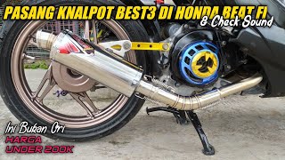 Knalpot Sunmori Matic - Pasang dan Review Knalpot best3 Di honda beat Fi