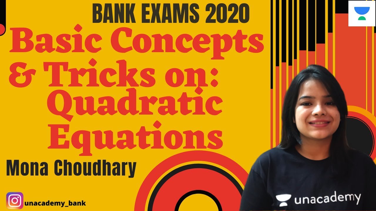 Basic Concept & Tricks on Quadratic Equation | Mona Choudhary