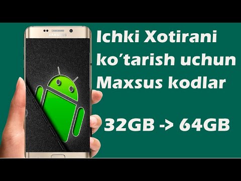 telefon xotirasini ko’tarish uchun maxsus sekret kodlar, Qanday qilib android xotirasi kuchaytirish