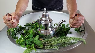 Mint Leaves Ice Cream Rolls with Moroccan Tea Oddly Satisfying ASMR Sounds Tapping & Scratching