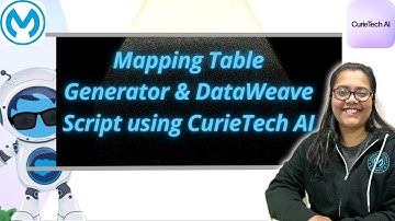 CurieTech AI – Mapping Table Generator & DataWeave Script Demo | MuleSoft Unleash | MuleSoft DWL