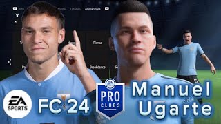 Manuel Ugarte EA FC 24/Pro Clubs Face Creation(Fifa 24)(Clubes Pro)(Lookalike)