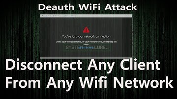 Disconnect Any Client From Any Wifi Network | Deauth WiFi Attack