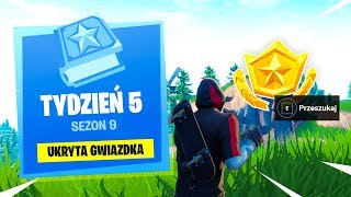 Ukryta Gwiazdka 5. Tygodnia, Sezon 9 - Lokalizacja Ukrytej Gwiazdki - Fortnite Battle Royale