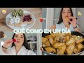 LO QUE COMO EN UN DÍA 😋🍽️ + receta saludable y fácil | Museecoco