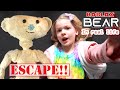 ESCAPE Roblox Bear in Real Life at My PB and J House! Escaping Roblox Bear! 🐻