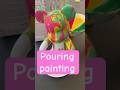 Peinture d’un ourson au Pouring Painting #pouring #painting #ourson #activity #peinture #enfants  ￼