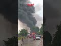 Kebakaran Sejumlah Kios Pengepul Barang Bekas di Ruli Kampung Air RajaTaman Baloi Batam