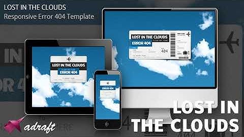 Lost in the Clouds - Error 404 | Themeforest Website Templates and Themes