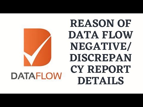 DATA FLOW NEGATIVE/ DISCREPANCY REPORT DETAILS
