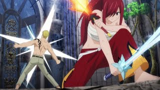 Erza Vs Laxuss Battle Fairy Tail 100 Years Quest Episode 13