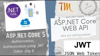  Core 5 WebAPI Authorization | Authentication | Using JWT Token | Microservices | C | Day8