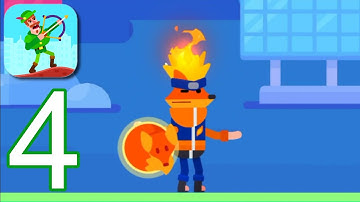 Bowmasters - Gameplay Walkthrough Part 4 - Kabuto (ios,Android)