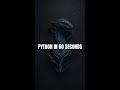 What is Python &amp; Why Should You Care? 🐍 #Python #MachineLearning #Shorts