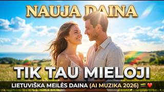 „Tik Tau Mieloji' — Nauja Lietuviška Meilės Daina su Žodžiais (AI Muzika 2026) 🇱🇹 ❤️
