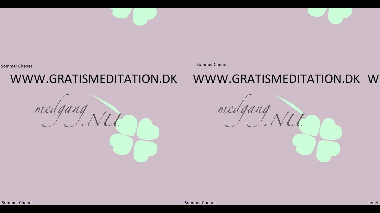 Guidet meditation dansk afslapning — Transcript