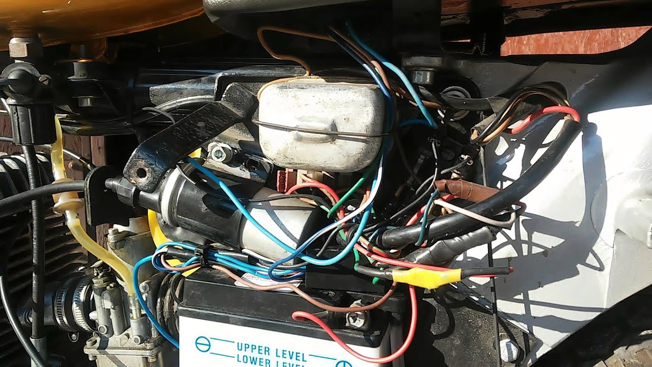 MZ TS 150 electronic ignition bezstykowy zapłon TCI - YouTube