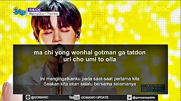 Easy Lyric WANNA ONE 'The Heal' - SANDGLASS by GOMAWO [Indo Sub]