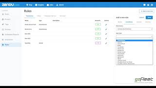 Configuring Rules On ZenduCAM