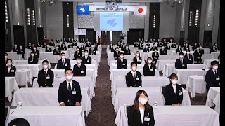 半年遅れの入社式　小林製薬