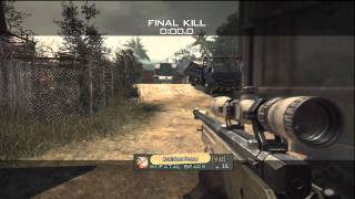 MW3 L118A Sniping Gameplay + Collateral!  (MW3 Commentary)