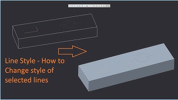 Creo Drawing tutorial: How to Change style of selected lines