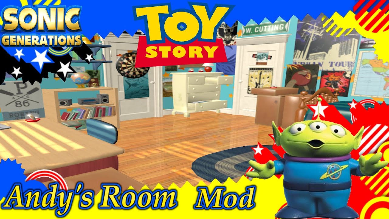 Sonic Generations Toy Story Andy S Room Mod