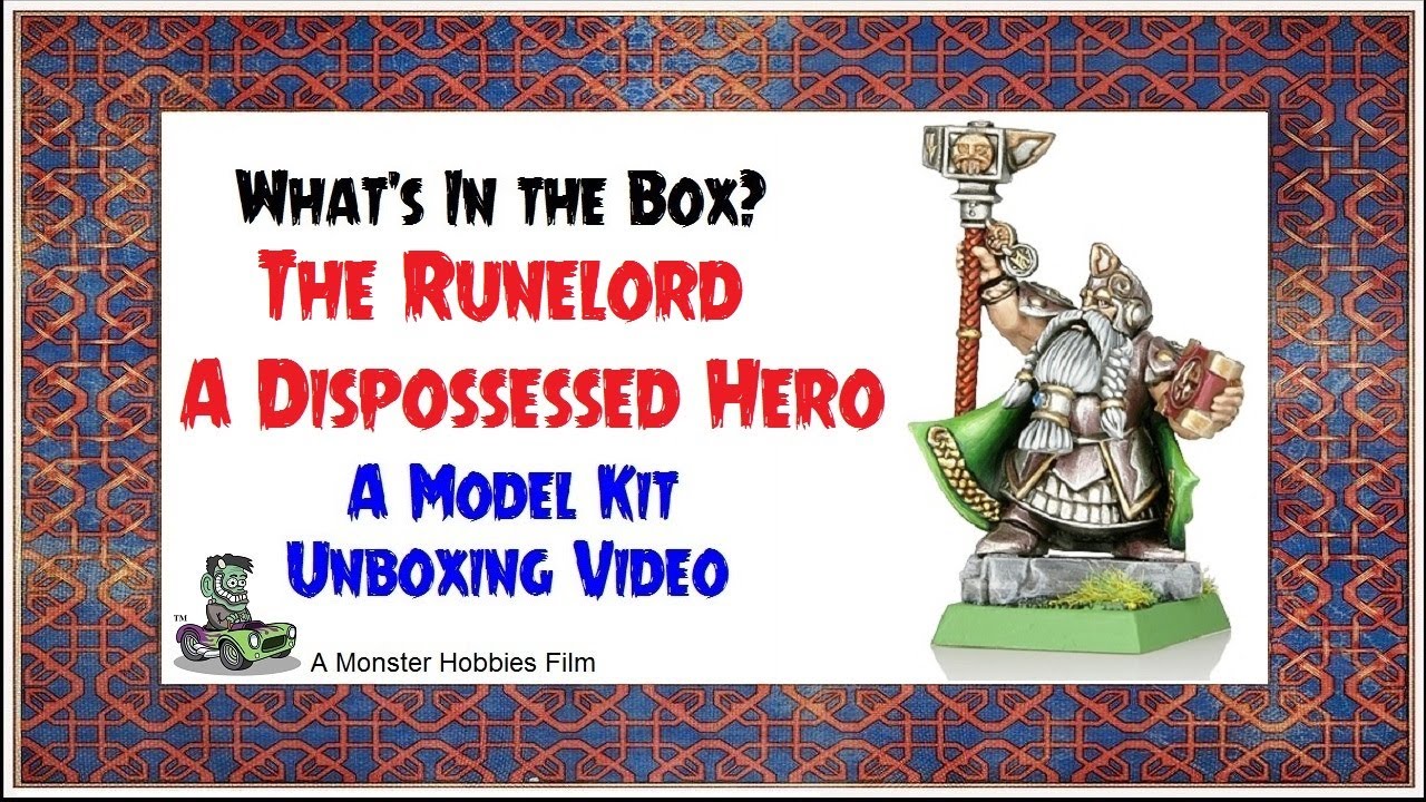 What's in the Box? Games Workshop Dispossessed Runelord - A Model Kit Unboxing Video