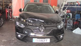 Renault Megane 4 Передний удар Часть 1