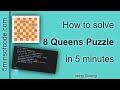8 queens problem - Golang - 5minsofcode.com #Shorts
